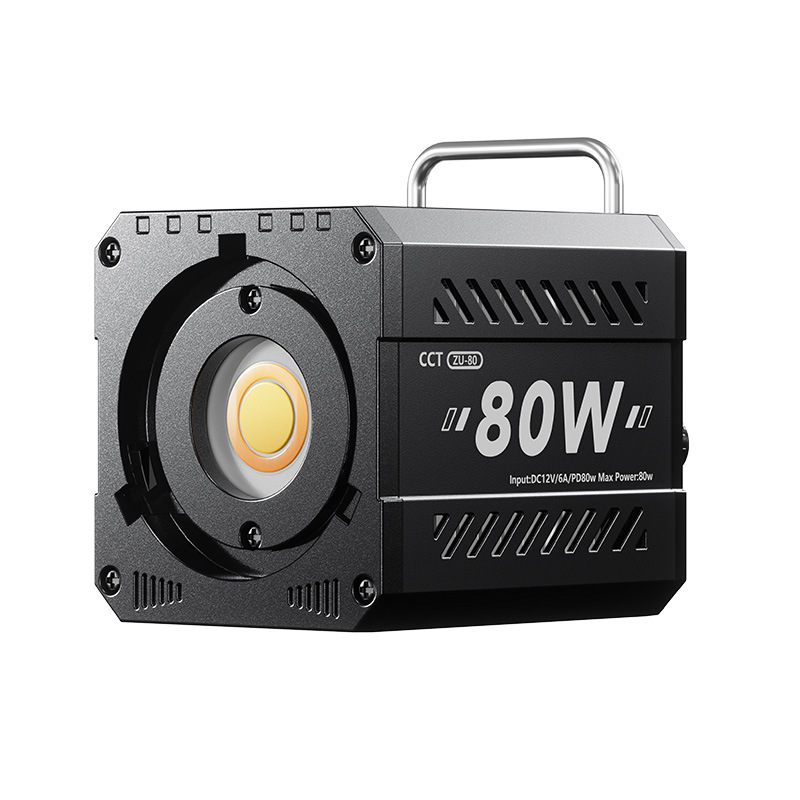 Photography Lighting Patterns - ไฟถ่ายภาพแบบพกพา ZU80 COB กำลังสูง ปรับอุณหภูมิสีได้ 2500-6500K