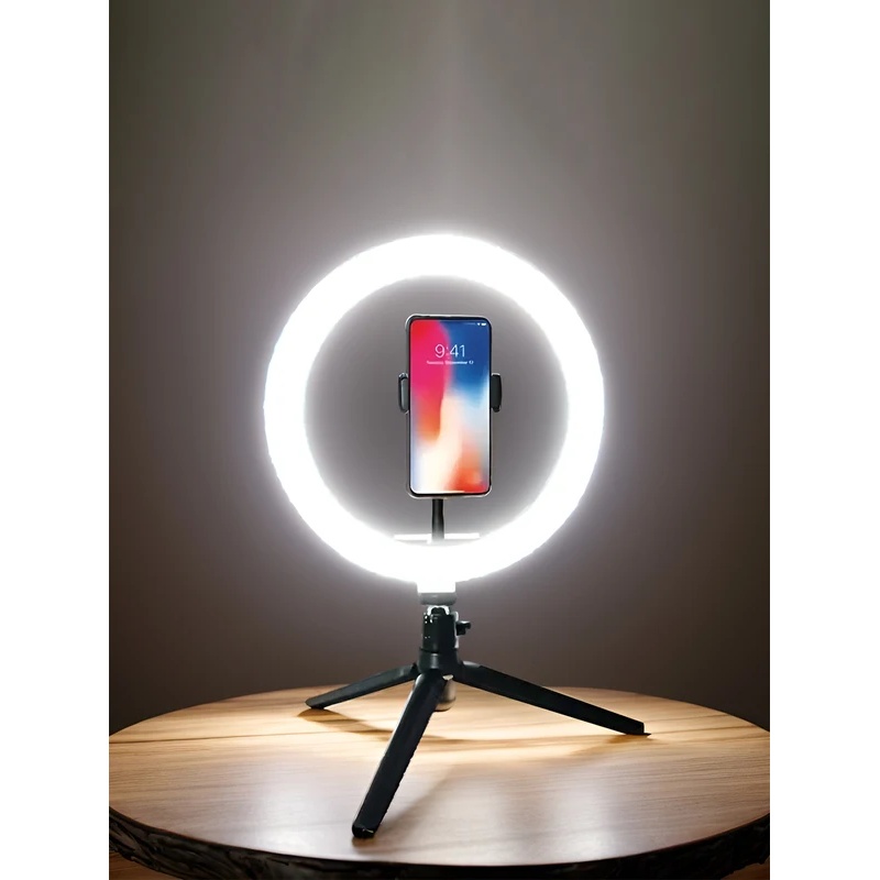Photography Lighting Patterns - ไฟวงแหวน Desiontal ขนาด 26 ซม. พร้อมขาตั้งกล้อง,