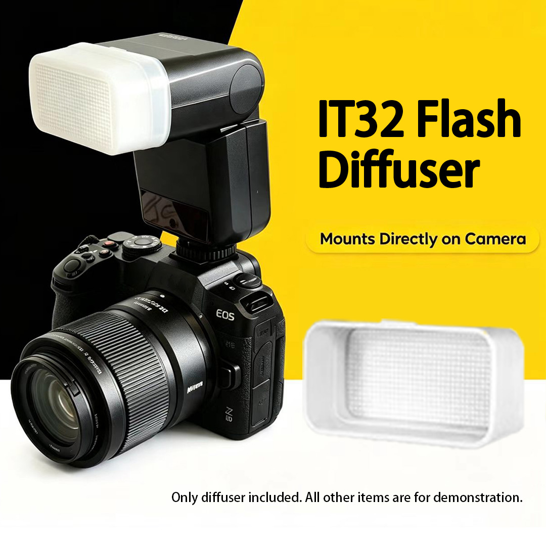 Photography Lighting Godox - ฝาครอบกระจายแสงแบบนุ่มสำหรับ Godox iT32 อุปกรณ์ปรับแสงแบบพกพา ฝาครอบป้องกันซอฟต์บ็อกซ์ อุปกรณ์เสริมสำหรับแฟลชถ่ายภาพ