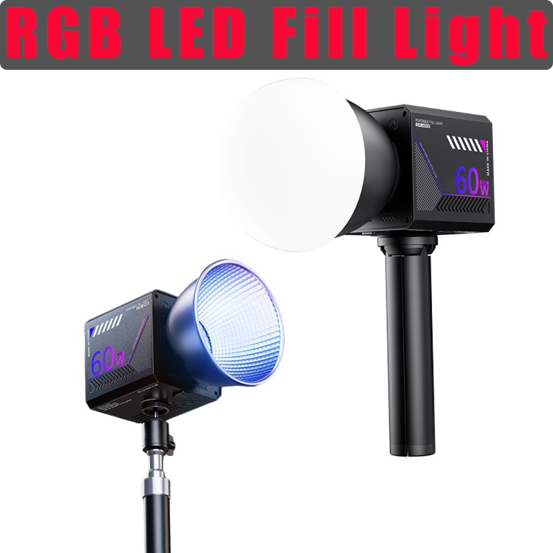 Torjim Rgb Photography Video Lighting - ไฟวิดีโอ RGB 60W แบบพกพา ไฟสตูดิโอถ่ายภาพ LED