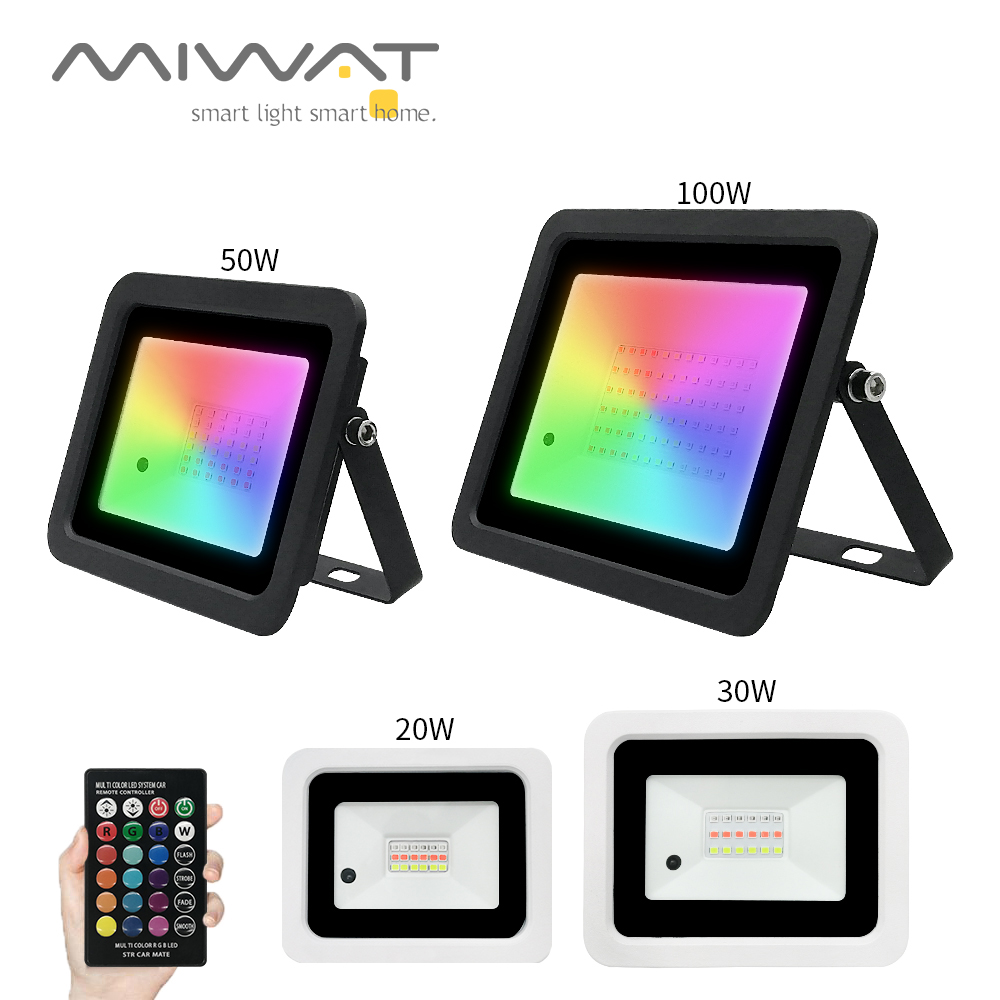 RGB น้ําท่วม 100W 50W 30W 20W  - Photography Lighting Uk บทวิจารณ์และราคา