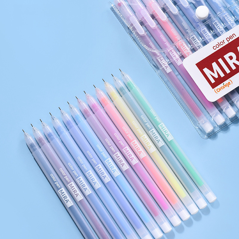 6/10/12สีปากกาหมึกเจลชุด0.5MM  - Coloured Gel Set บทวิจารณ์และราคา