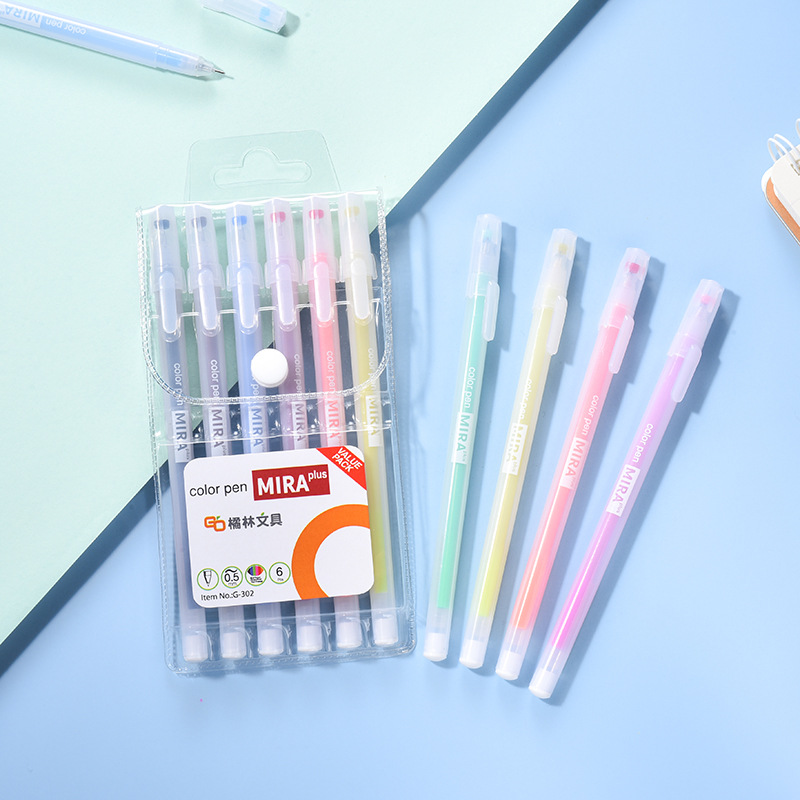 6/10/12สีปากกาหมึกเจลชุด0.5MM  - Coloured Gel Set บทวิจารณ์และราคา