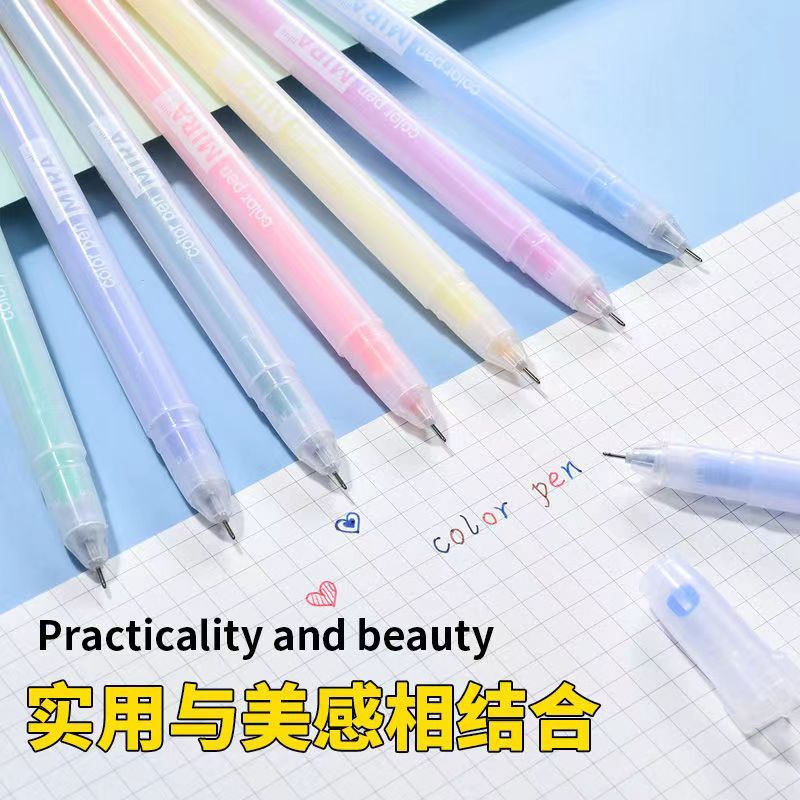 6/10/12สีปากกาหมึกเจลชุด0.5MM  - Coloured Gel Set บทวิจารณ์และราคา