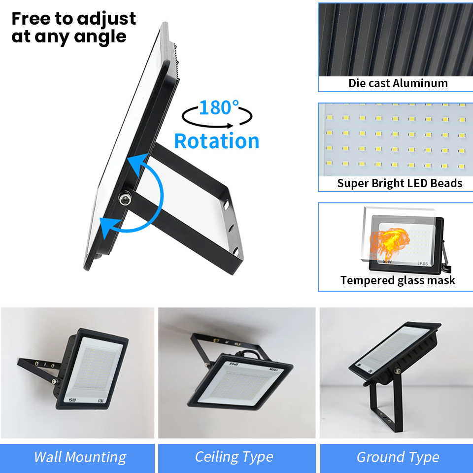 LED Floodlight AC220V 110V 10- - Photography Lighting Uk บทวิจารณ์และราคา