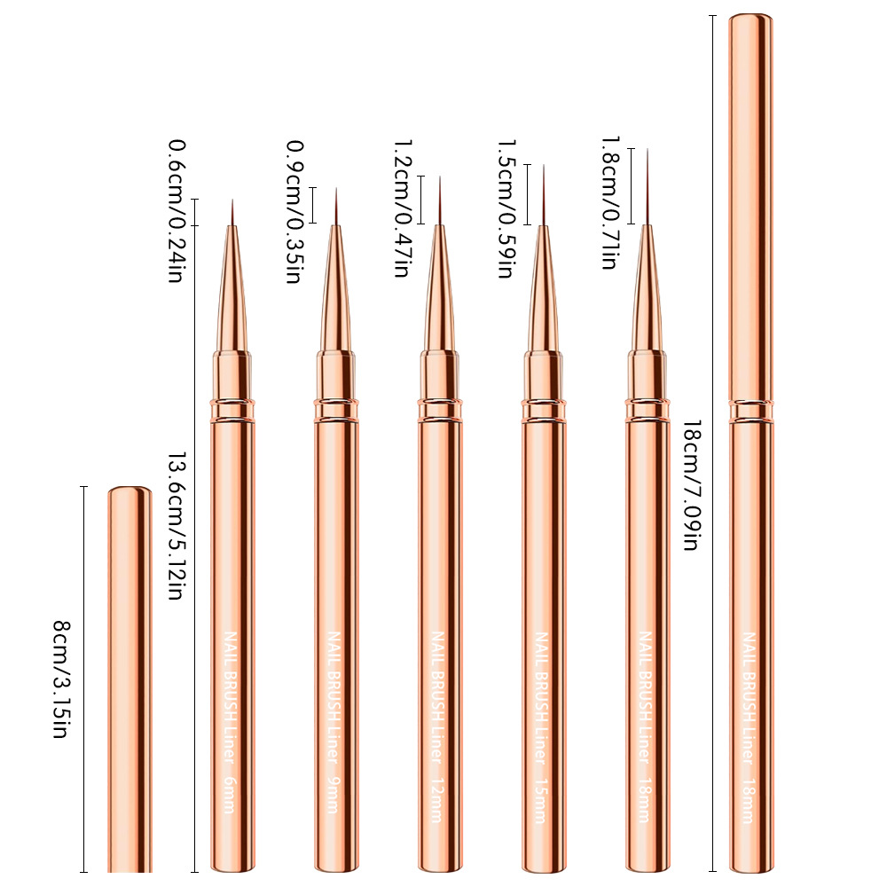 ชุดแปรงเพ้นท์เล็บ 5 ชิ้น สำหรั - Coloured Gel Set บทวิจารณ์และราคา