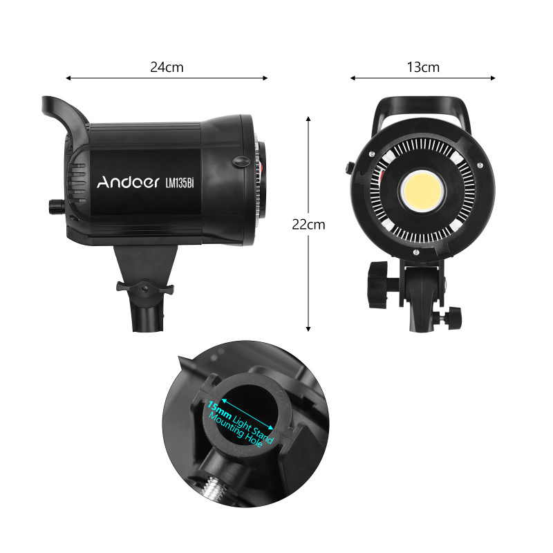 Andoer LM135Bi แบบพกพา LED การ - Photography Lighting Godox บทวิจารณ์และราคา