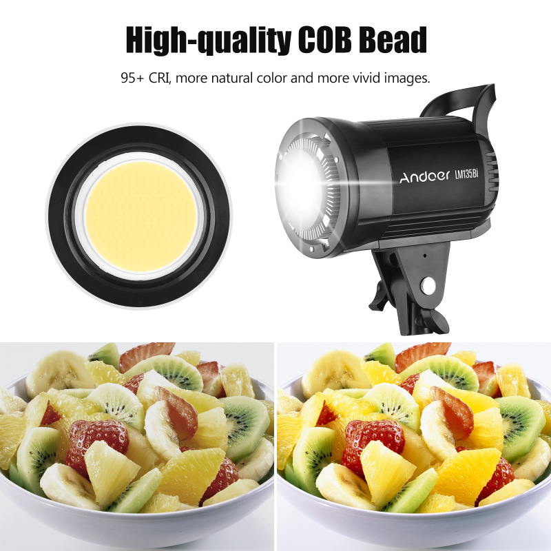 Andoer LM135Bi แบบพกพา LED การ - Photography Lighting Godox บทวิจารณ์และราคา