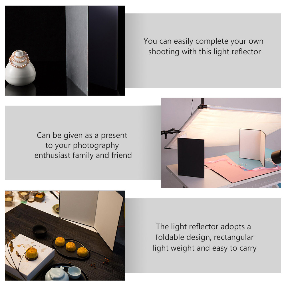 แผ่นสะท้อนแสงสำหรับถ่ายภาพ 2 ช - Photography Still Life Lighting บทวิจารณ์และราคา