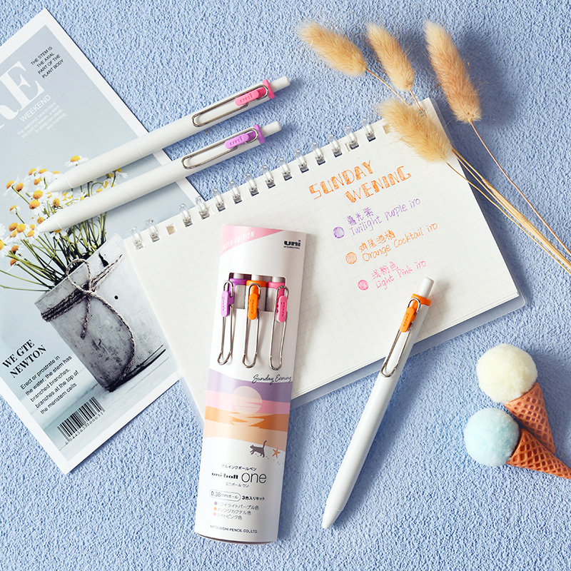 Uni-Ball หนึ่งปากกาเจลจำกัดชุด - Coloured Gel Set บทวิจารณ์และราคา