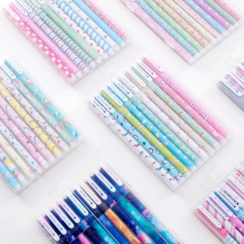 10 ชิ้น/กล่องเครื่องเขียนน่ารั - Coloured Gel Set บทวิจารณ์และราคา