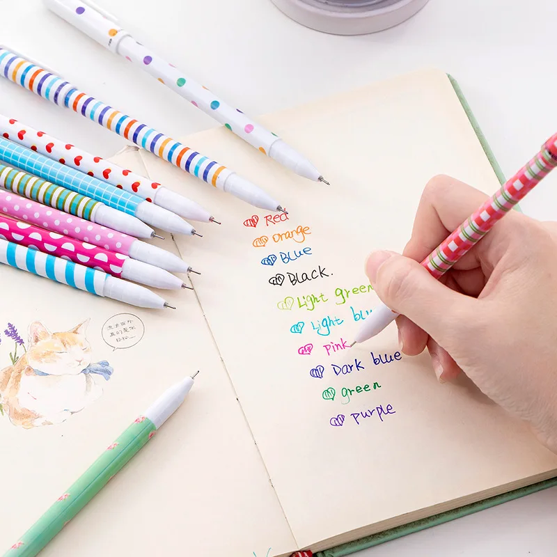 10 ชิ้น/กล่องเครื่องเขียนน่ารั - Coloured Gel Set บทวิจารณ์และราคา