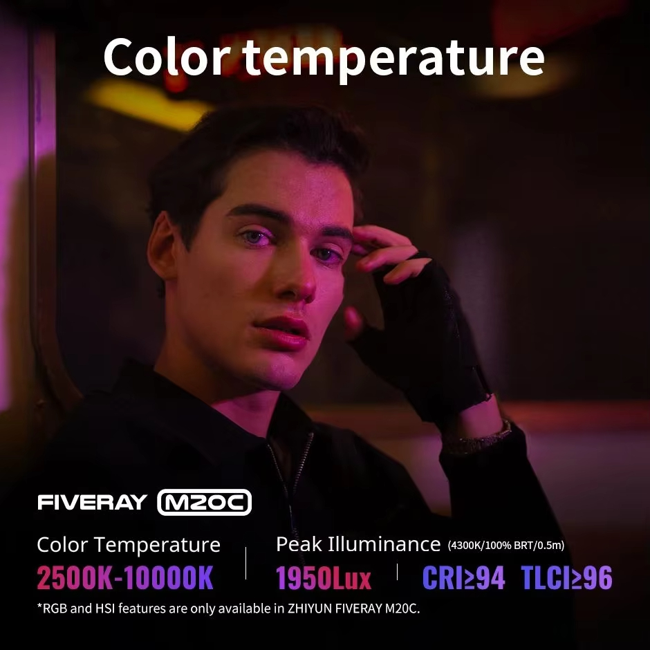 ไฟวิดีโอ LED ZHIYUN FIVERAY M2 - Photography Lighting Styles บทวิจารณ์และราคา