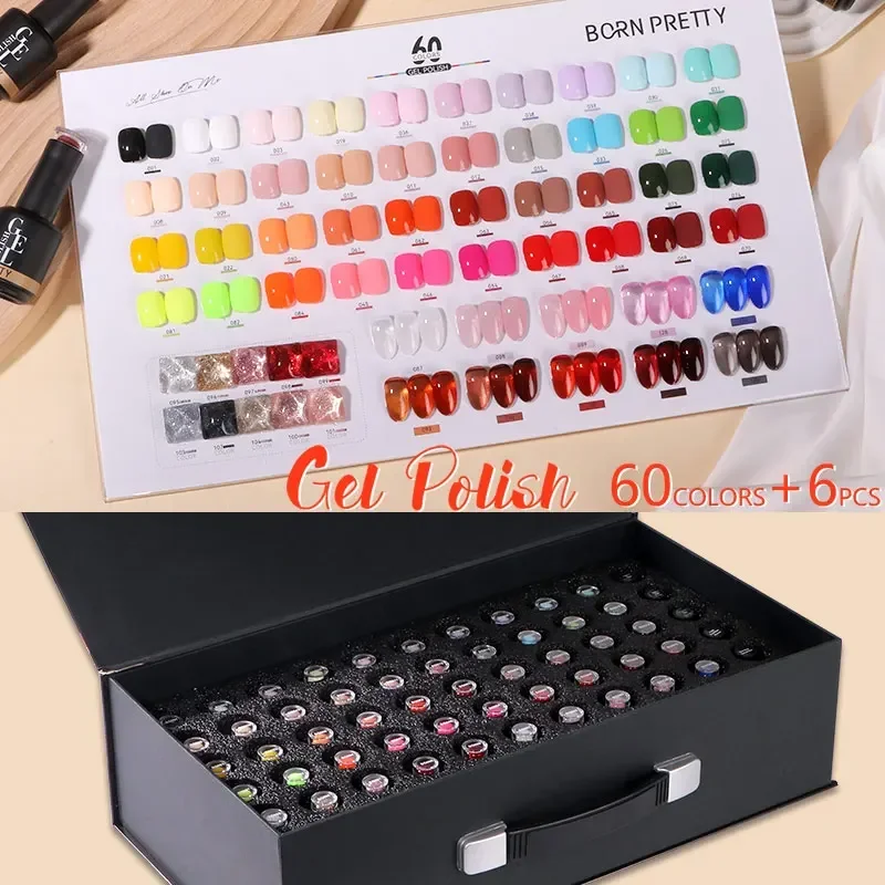 ชุดทำเล็บเจลยูวี BORN PRETTY 6 - Coloured Gel Set บทวิจารณ์และราคา