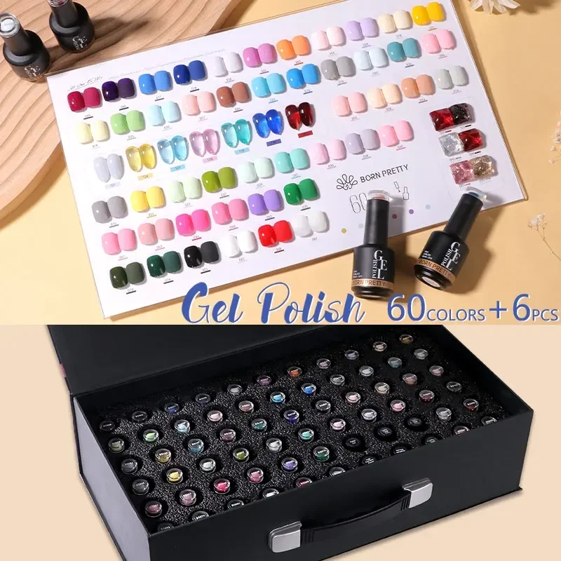 ชุดทำเล็บเจลยูวี BORN PRETTY 6 - Coloured Gel Set บทวิจารณ์และราคา