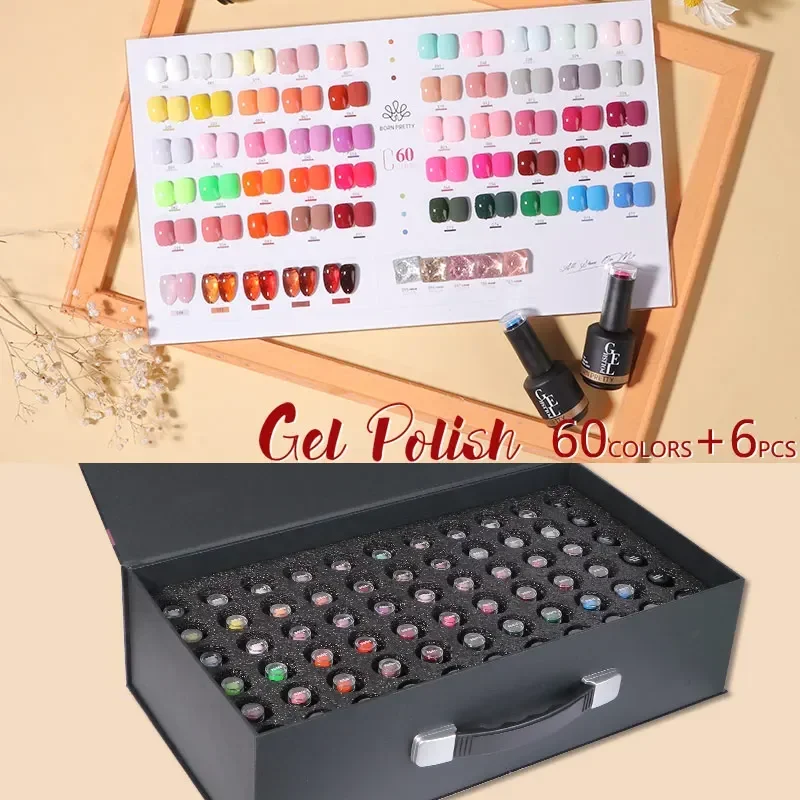 ชุดทำเล็บเจลยูวี BORN PRETTY 6 - Coloured Gel Set บทวิจารณ์และราคา