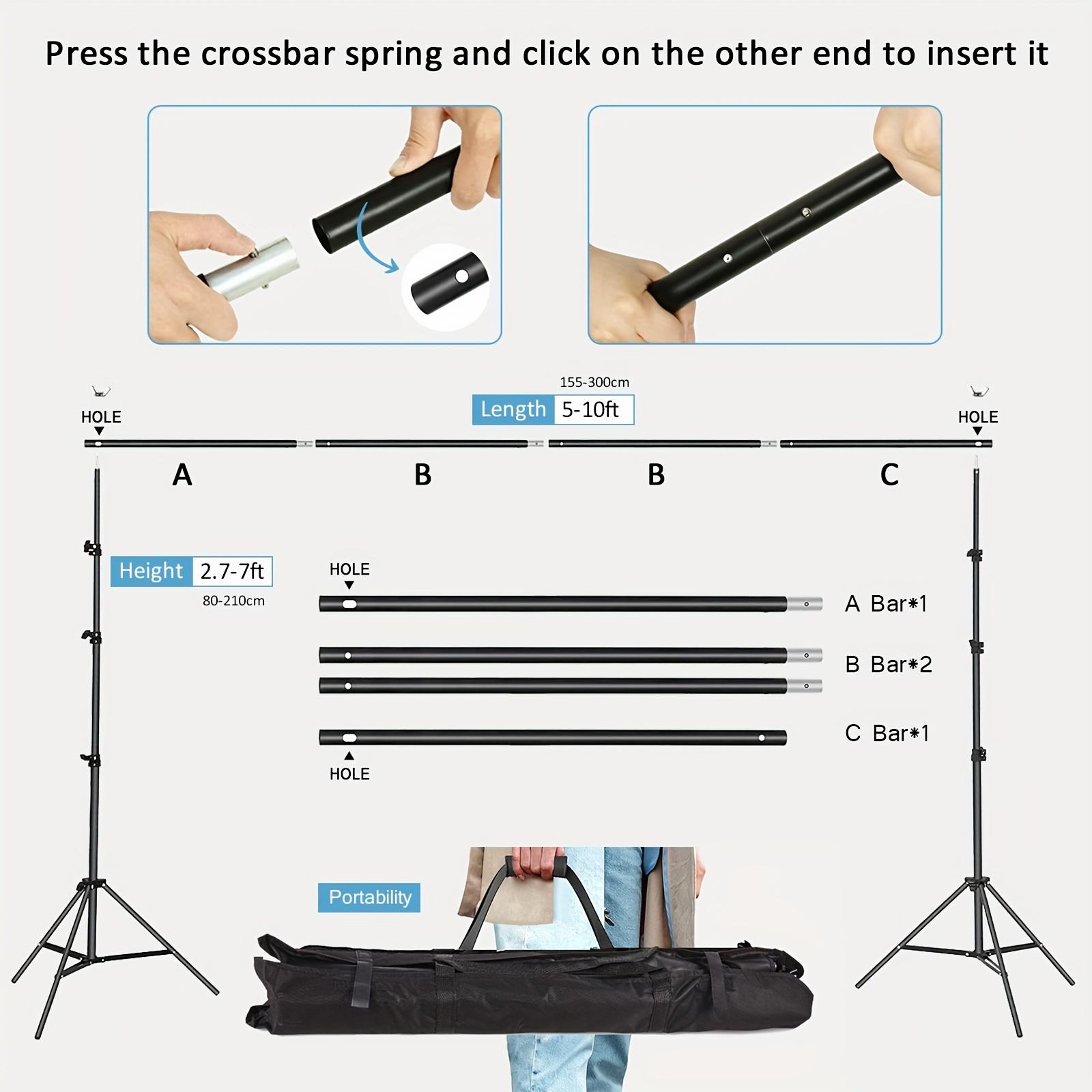 ชุดขาตั้งฉากหลังสตูดิโอถ่ายภาพ - Photography Portrait Lighting Setup บทวิจารณ์และราคา