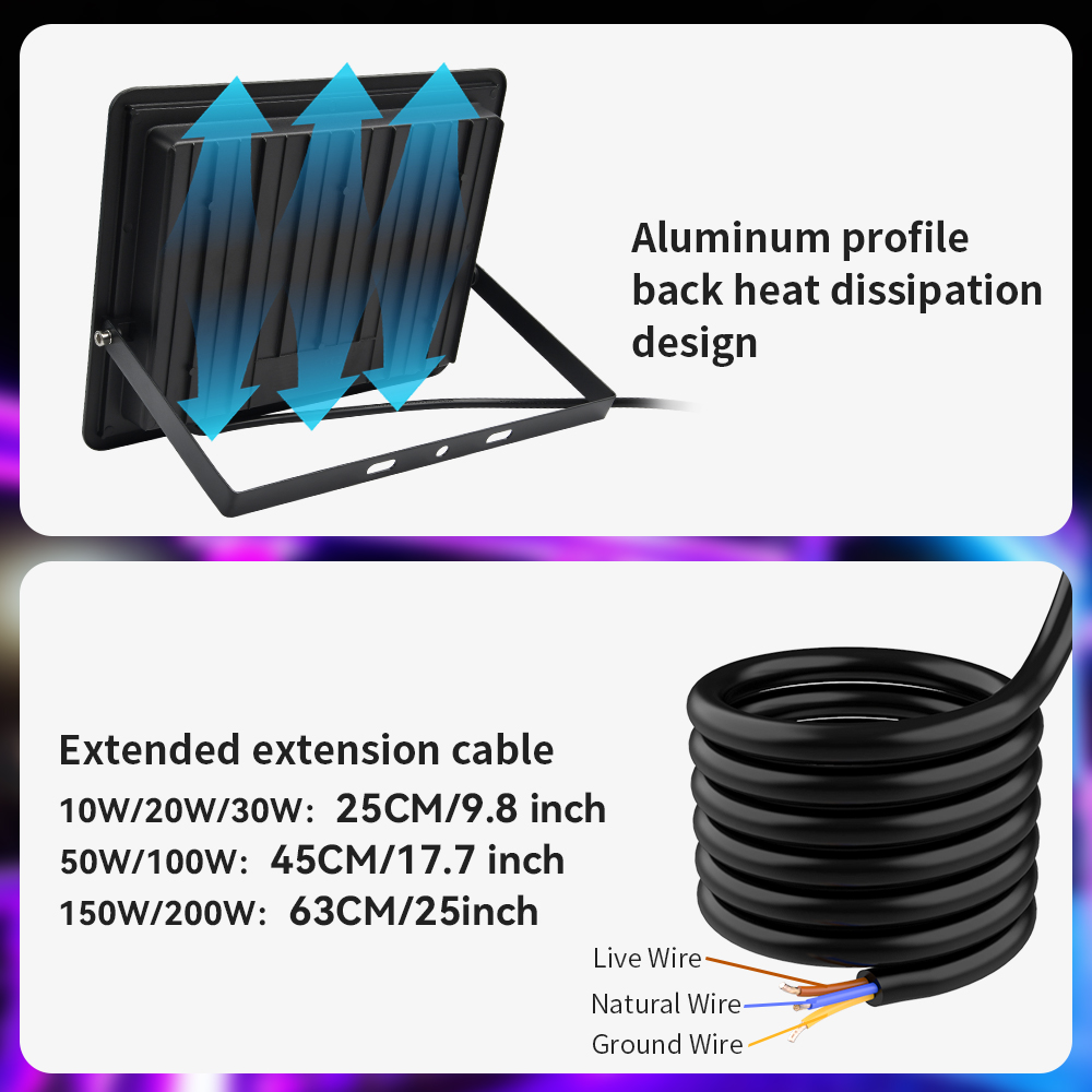 ไฟสปอตไลท์ LED RGB 100W 50W 30 - Photography Lighting Uk บทวิจารณ์และราคา
