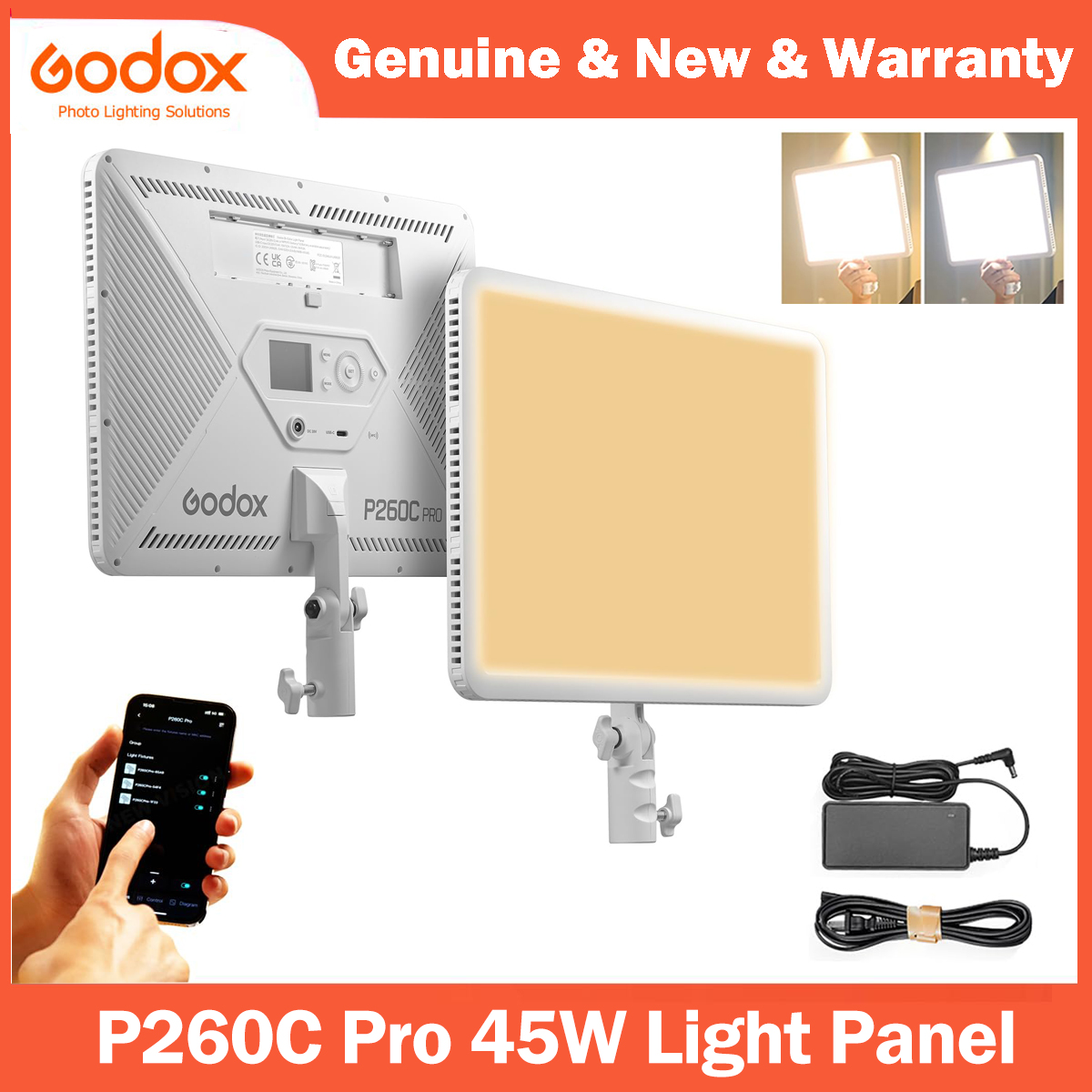 Godox P260C Pro LED Video Ligh - Photography Lighting Godox บทวิจารณ์และราคา