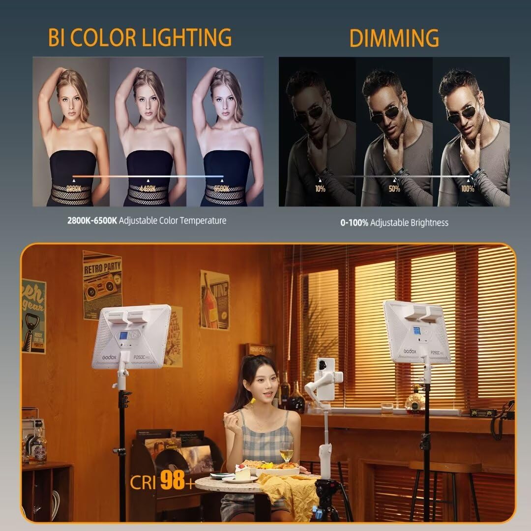 Godox P260C Pro LED Video Ligh - Photography Lighting Godox บทวิจารณ์และราคา