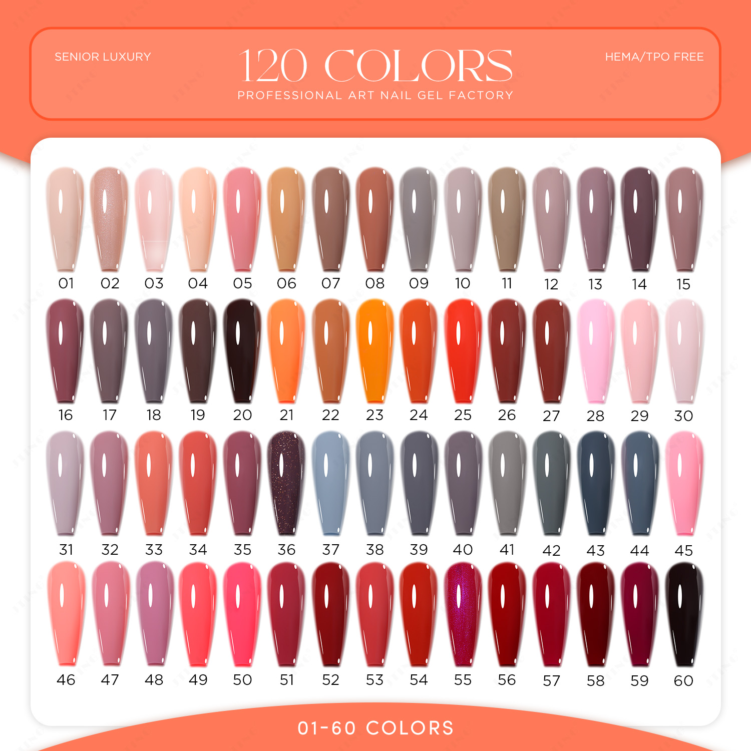 ชุดเจลทาเล็บสีใหม่ 120 สี ชุดท - Coloured Gel Set บทวิจารณ์และราคา