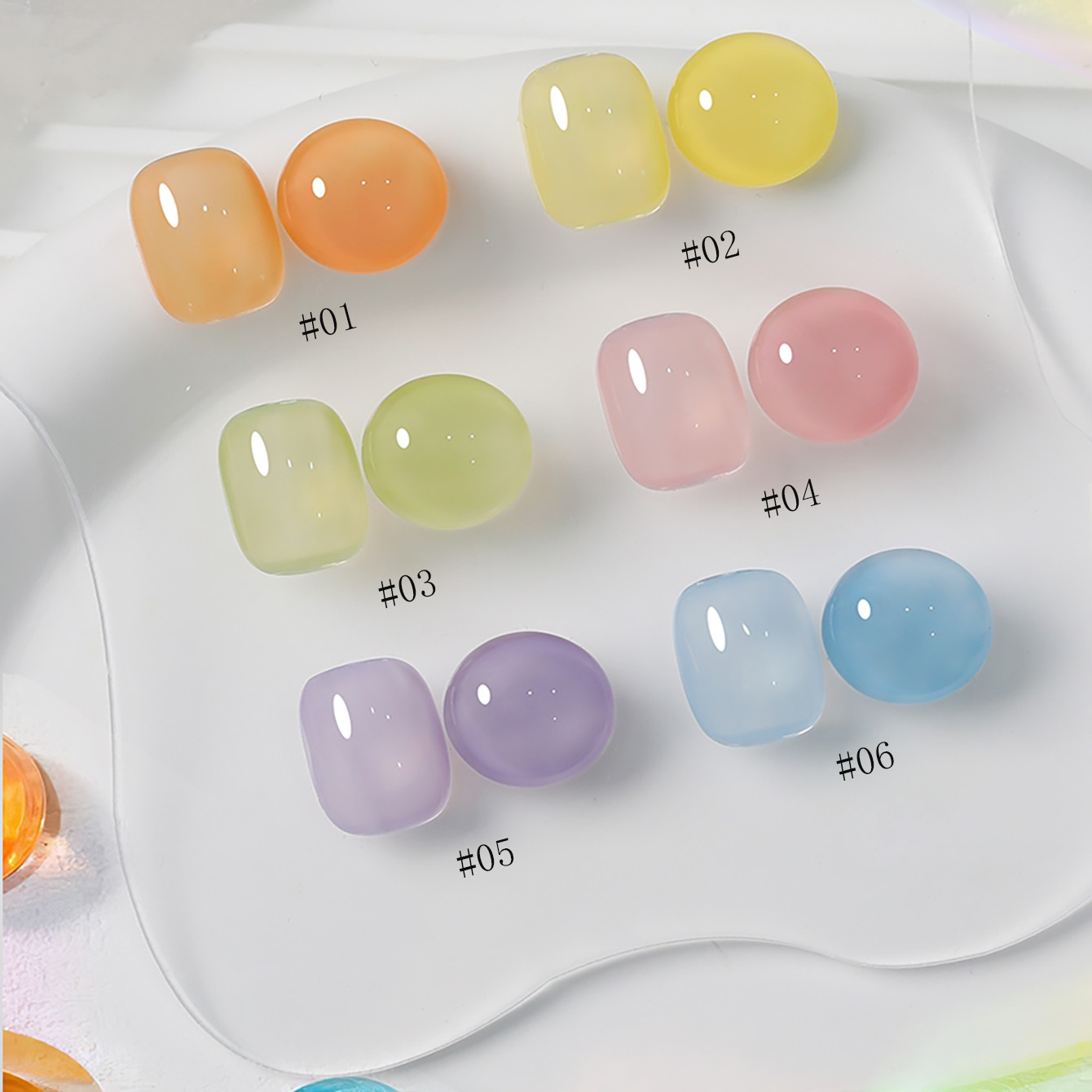 1 ชิ้น WS โดปามีน มาการอง ไอซ์ - Coloured Gel Set บทวิจารณ์และราคา