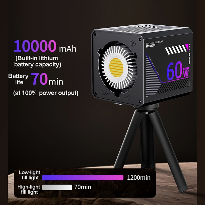 ไฟวิดีโอ RGB 60W แบบพกพา ไฟสตู - Torjim Rgb Photography Video Lighting บทวิจารณ์และราคา