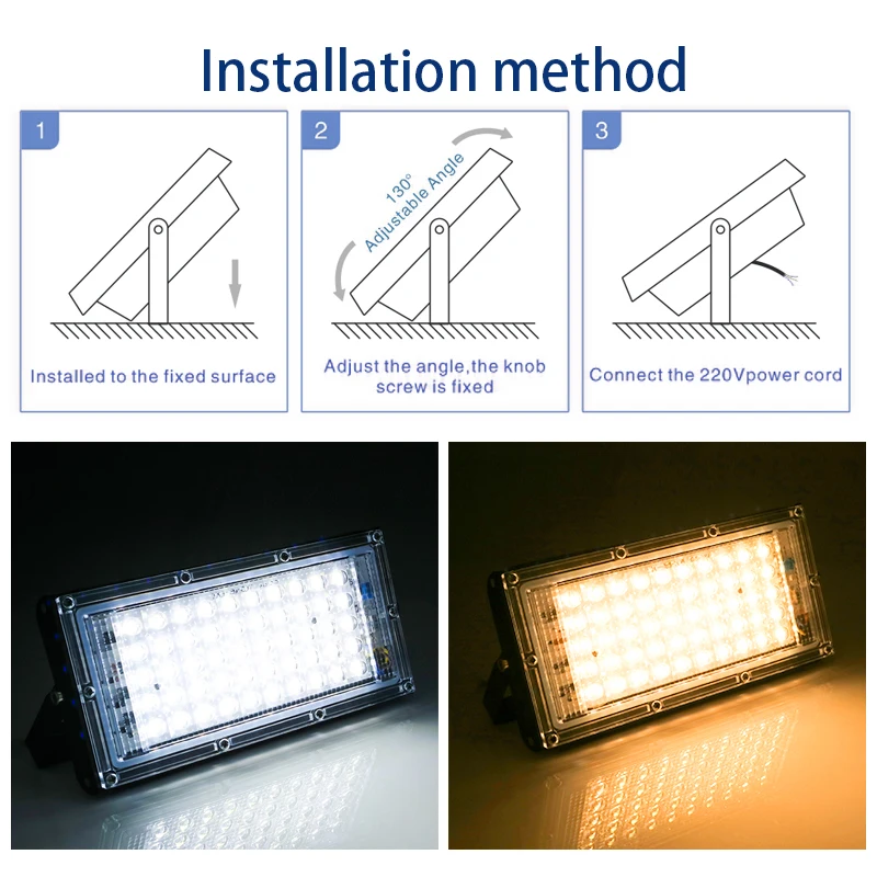 4 ชิ้น/ล็อตไฟ LED น้ําท่วม 50W - Photography Lighting Uk บทวิจารณ์และราคา