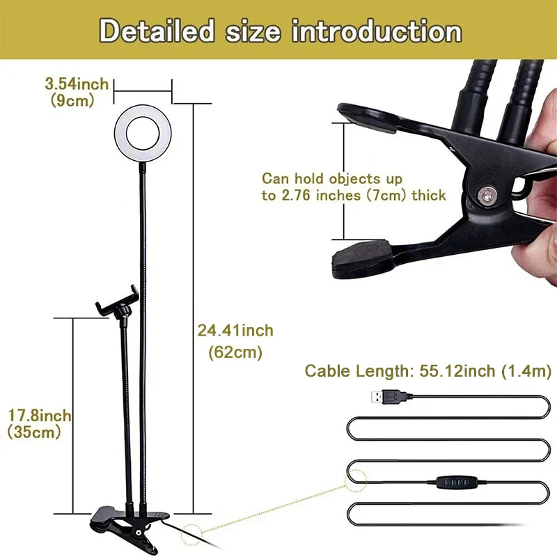 ที่จับโทรศัพท์มือถืออเนกประสงค - Photography Lighting Overhead บทวิจารณ์และราคา