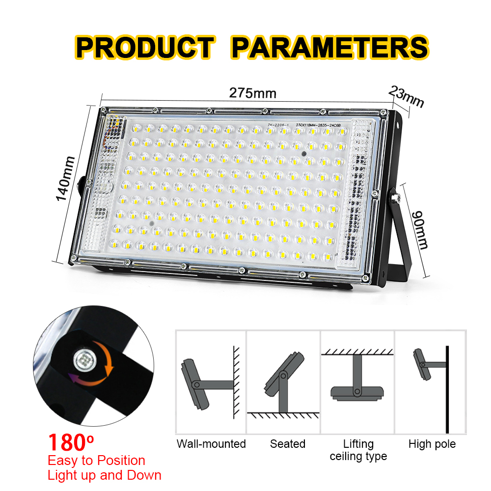 50W 100W 150W ไฟ LED น้ําท่วม  - Photography Lighting Uk บทวิจารณ์และราคา