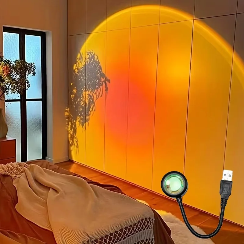 Mini USB ED Sunset โคมไฟ Night - Torjim Rgb Photography Video Lighting บทวิจารณ์และราคา
