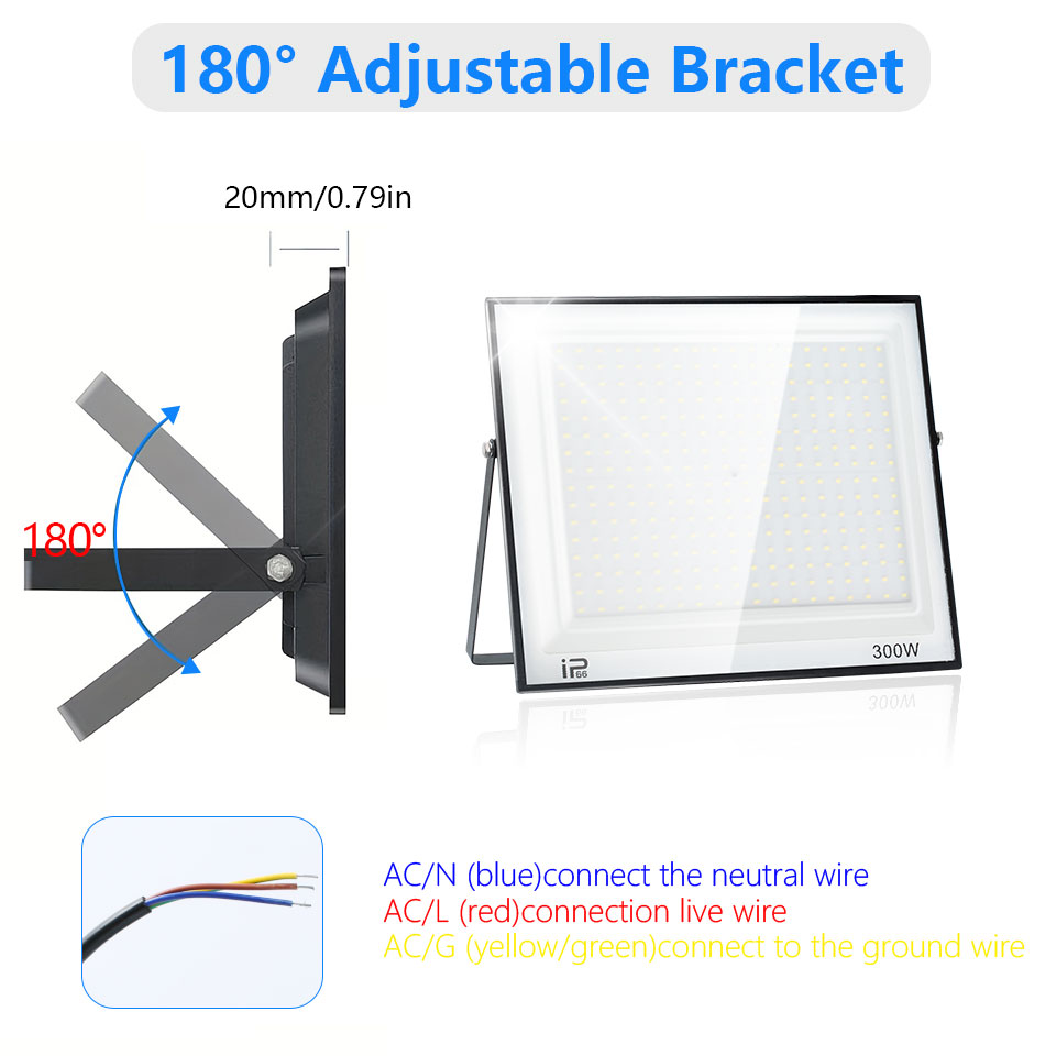 ไฟ LED น้ําท่วม IP66 กันน้ํา 1 - Photography Lighting Uk บทวิจารณ์และราคา