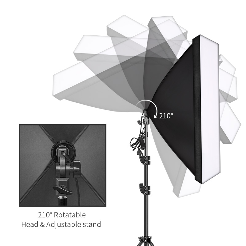 ชุดไฟสตูดิโอถ่ายภาพ 50x70 ซม.  - Photography Lighting Uk บทวิจารณ์และราคา